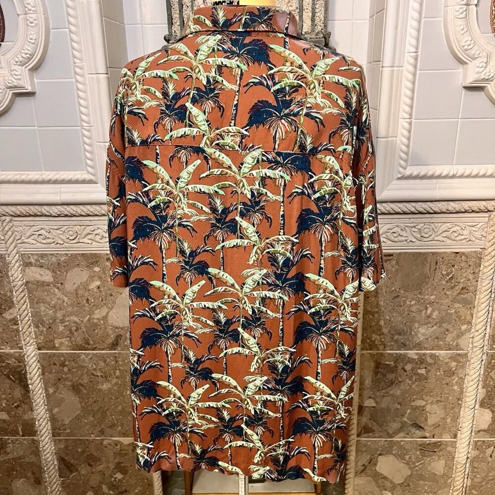 Arizona Jean Co. Size XXL. Aloha Hawaiian Short Sleeve Rayon Cruise Shirt. B17 - Picture 7 of 7